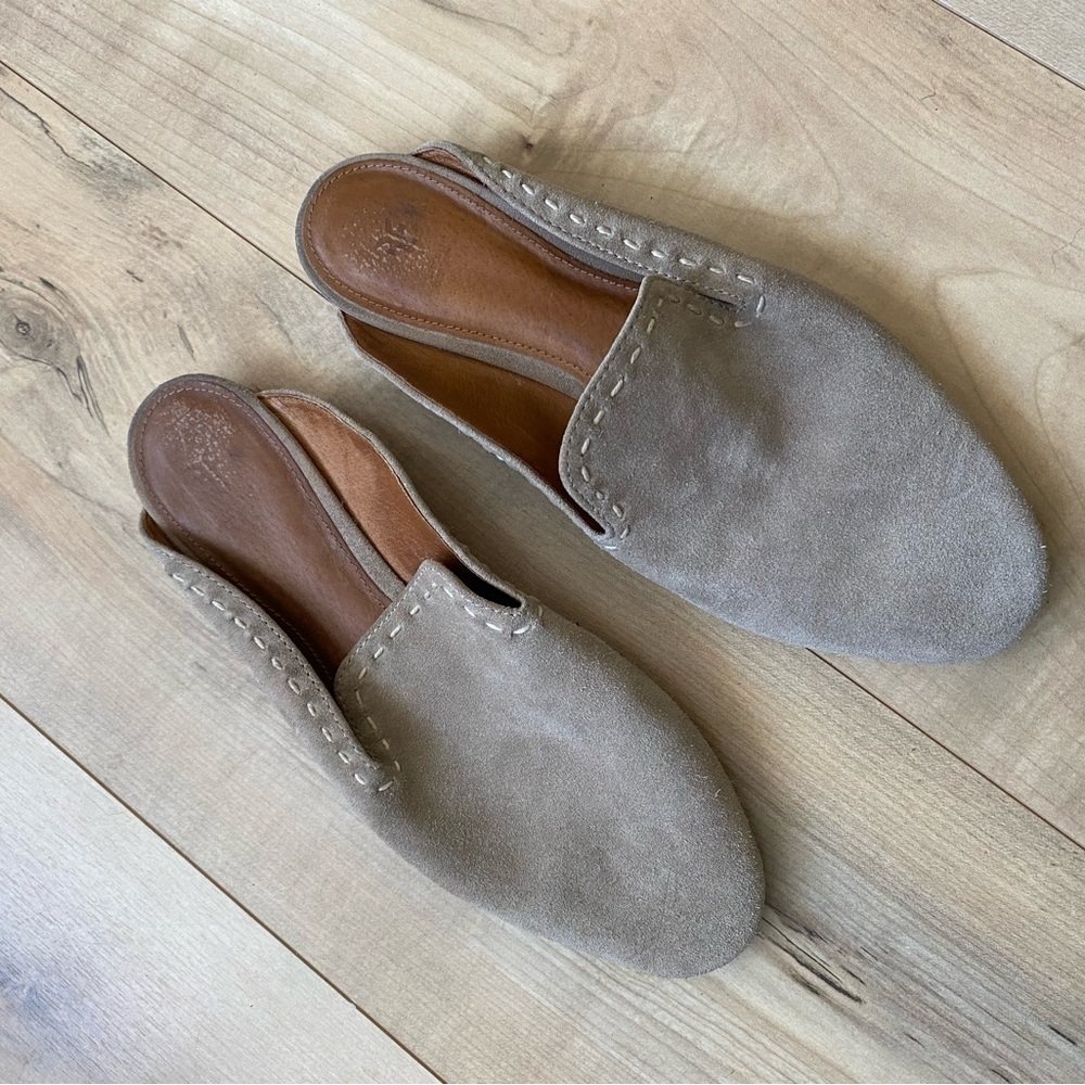 Frye Suede Slip-On Loafers